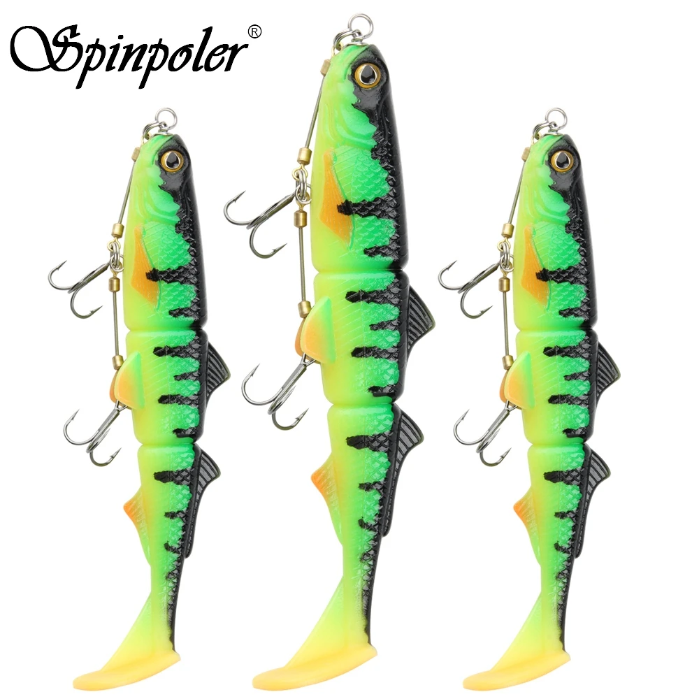 Fishing Lure Soft Plastic - Spinpoler بايك ستينغر تلاعب هوك نظام