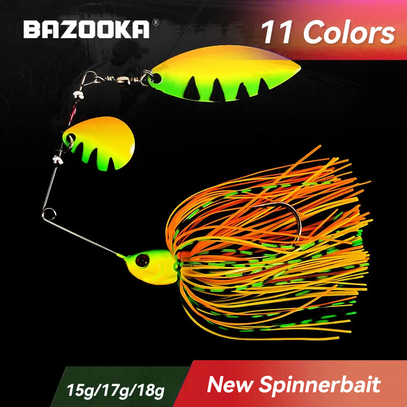 Fishing Lure Spinnerbait - بازوكا 15 جرام 18 جرام سبينيربايت