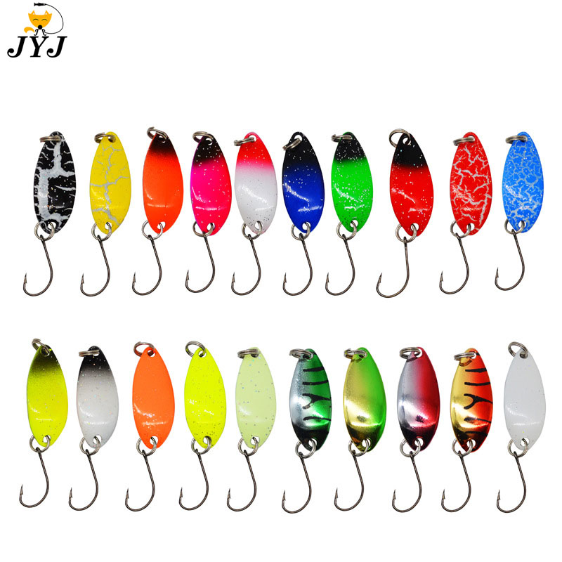 Fishing Lure Spoon - 20 لون 3 جرام طعم صيد