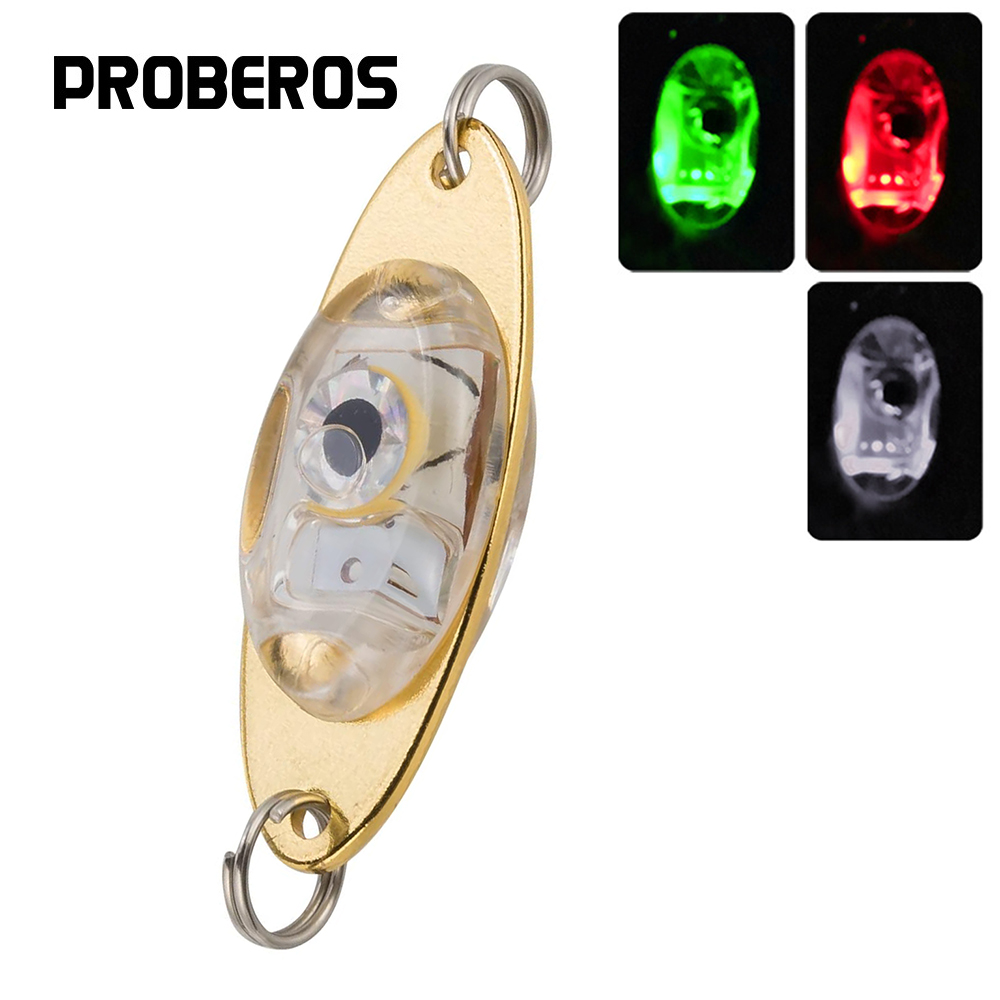 Fishing Lure Spoon - PRO-أضواء الصيد العميقة ، المتعري تحت