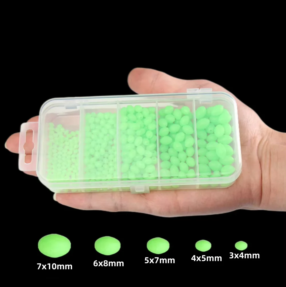 Fishing Lure Soft Plastic - مجموعة من 375 قطعة من الخرز