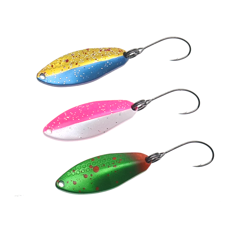 Fishing Lure Spoon - طعم صيد سمك التروت المعدني على