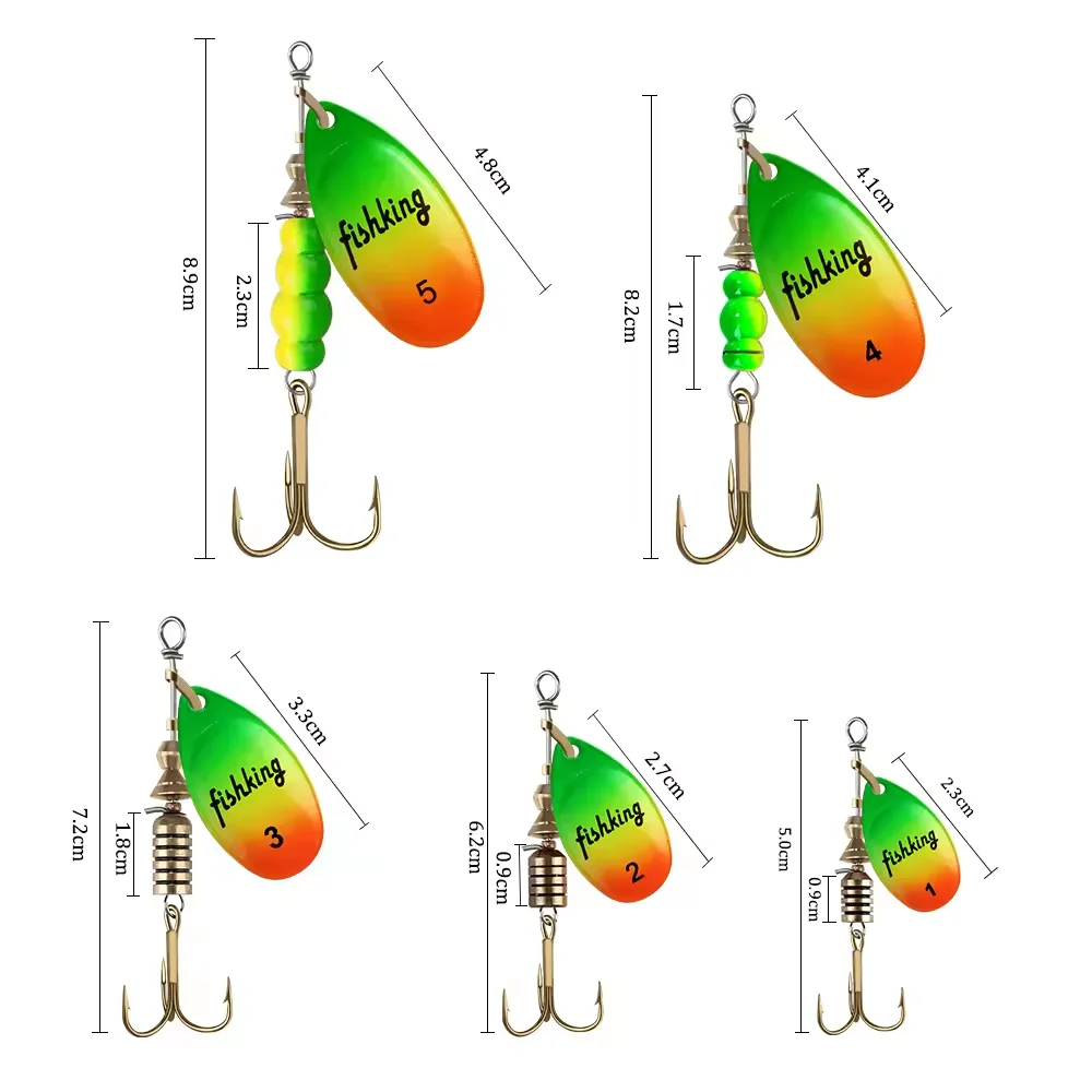 ملعقة معدنية سبينر إغراء 3.9 ج - مراجعة Fishing Lure Spoon وسعره