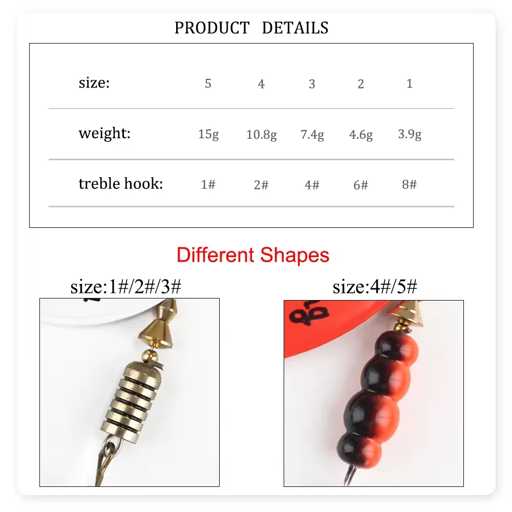 ملعقة معدنية سبينر إغراء 3.9 ج - مراجعة Fishing Lure Spoon وسعره