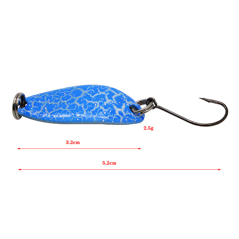 20 لون 3 جرام طعم صيد معدني مل - مراجعة Fishing Lure Spoon وسعره