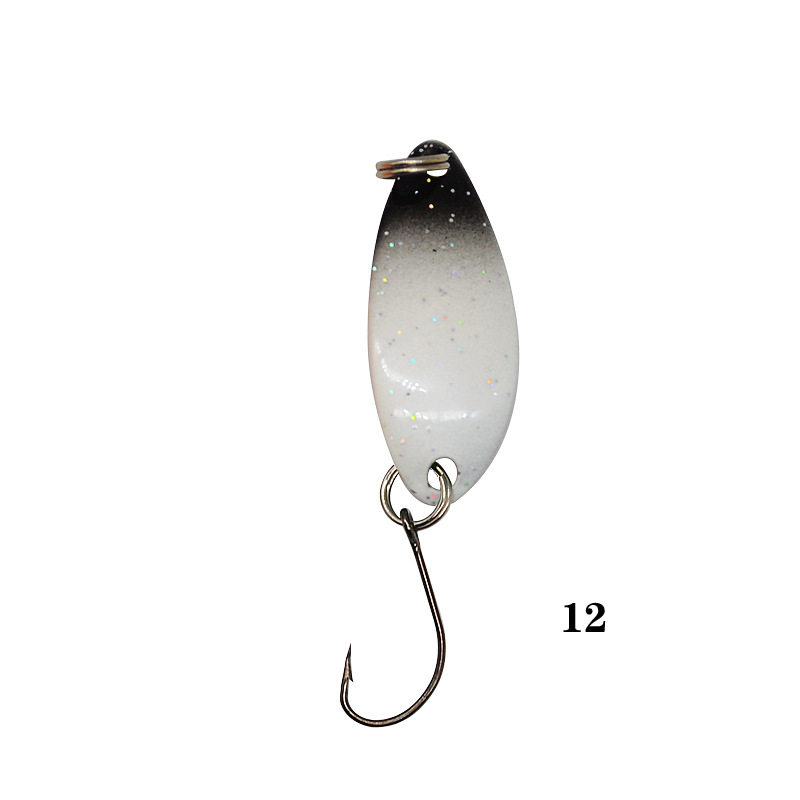 20 لون 3 جرام طعم صيد معدني مل - مراجعة Fishing Lure Spoon وسعره
