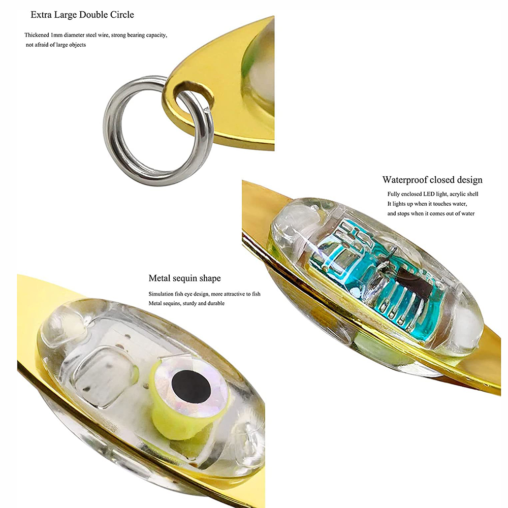 PRO-أضواء الصيد العميقة ، المت - مراجعة Fishing Lure Spoon وسعره