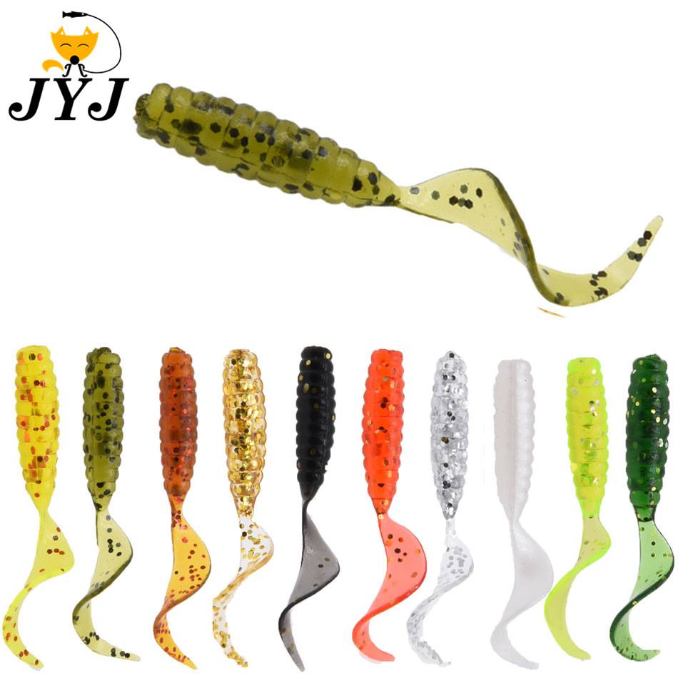 20 أو 30 قطعة من طُعم نكش السي - مراجعة Fishing Lure Soft Plastic وسعره