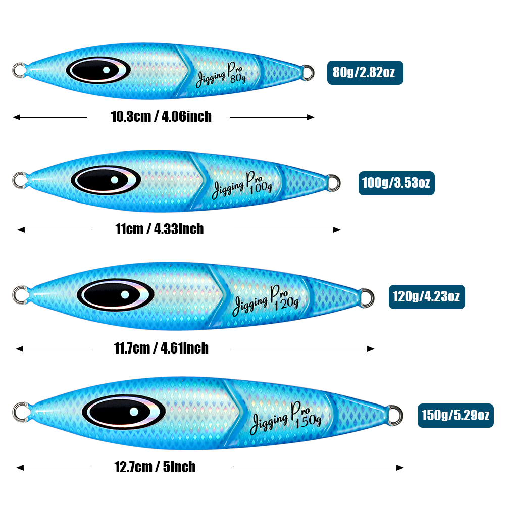 جيغينج برو 80 جرام 100 جرام 12 - مراجعة Fishing Lure Spoon وسعره