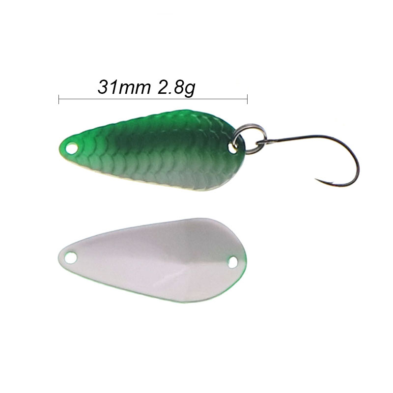 صيد سمك السلمون المرقط ملعقة و - مراجعة Fishing Lure Spoon وسعره