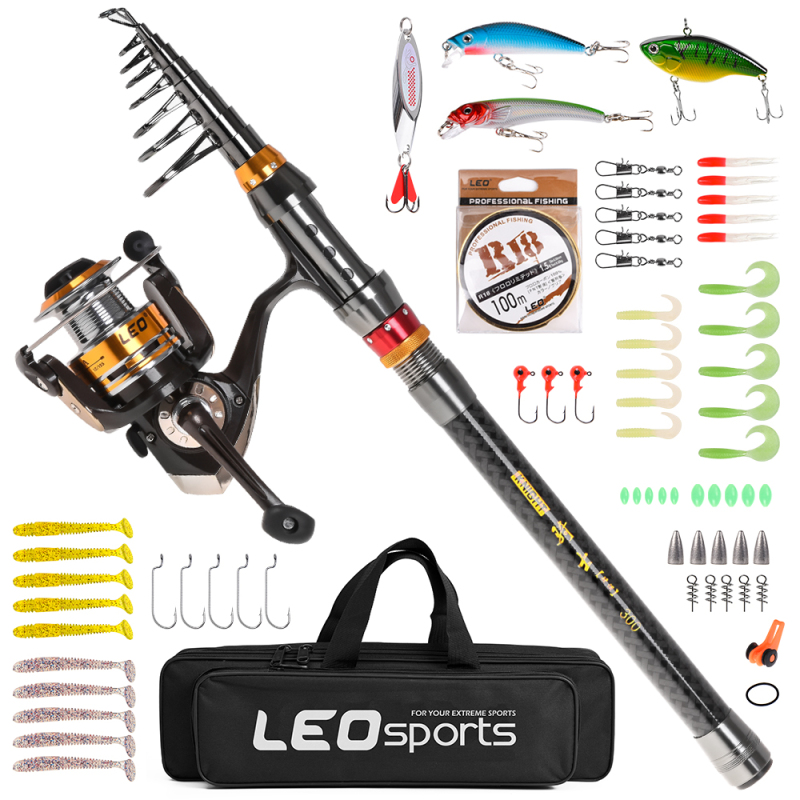 صنارة صيد تلسكوبية من ألياف ال - مراجعة Fishing Lure Jig وسعره