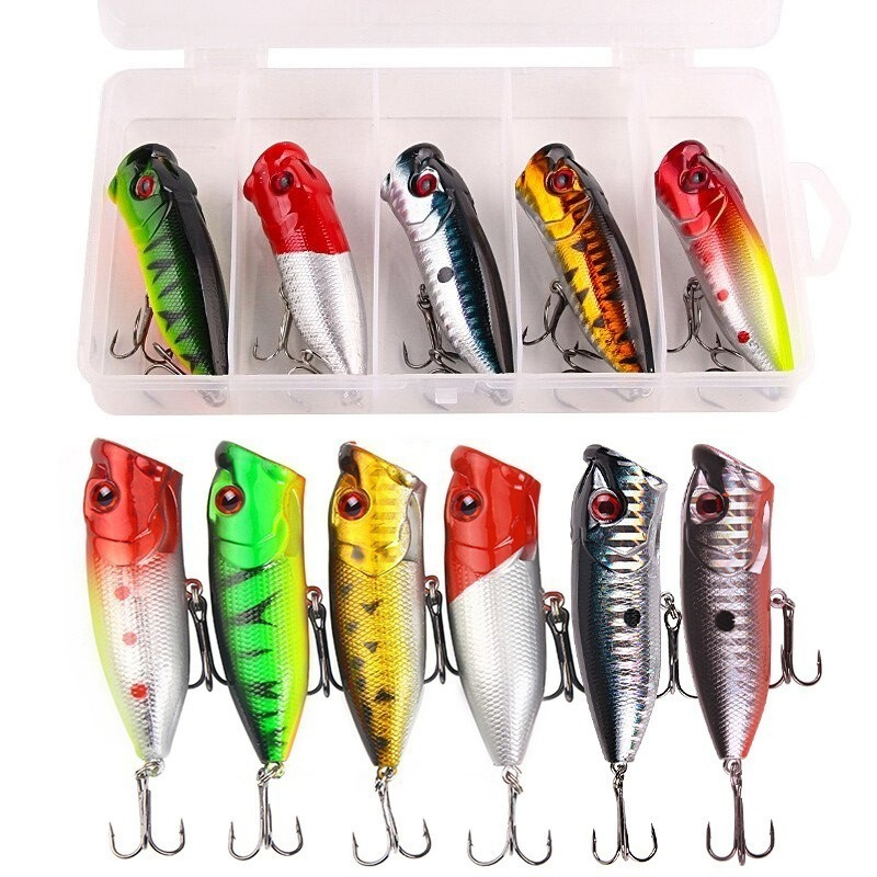 6 قطعة 6 ألوان (حقيبة opp)/5 ق - مراجعة Fishing Lure Soft Plastic وسعره