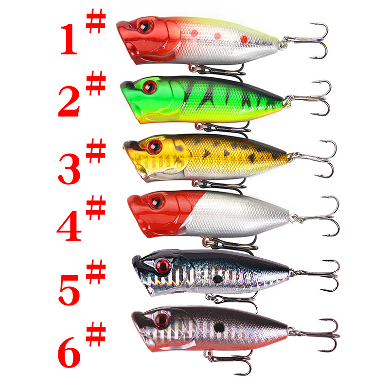 6 قطعة 6 ألوان (حقيبة opp)/5 ق - مراجعة Fishing Lure Soft Plastic وسعره