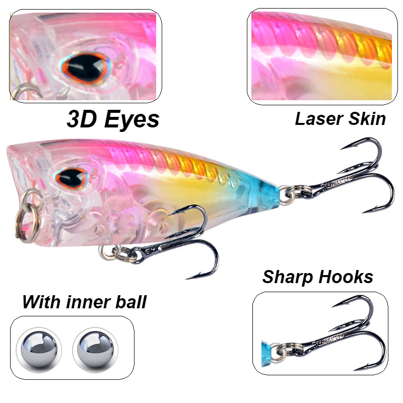 YUCONG 1 قطعة بوبر صغير الصيد  - مراجعة Fishing Lure Swimbait وسعره