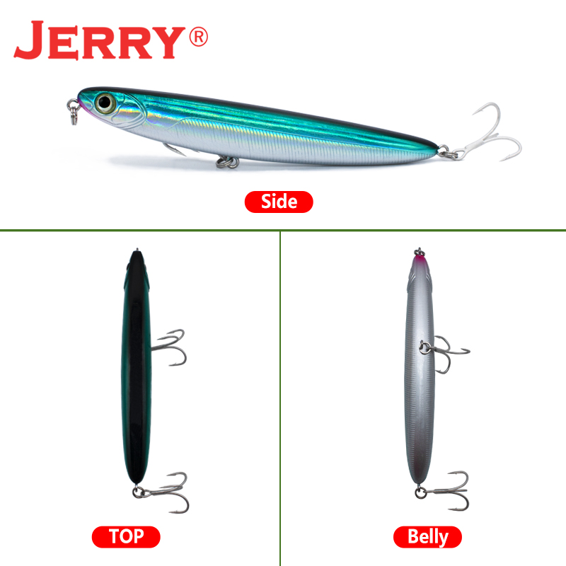 جيري قلم رصاص سطح عائم إغراء 1 - مراجعة Fishing Lure Spoon وسعره